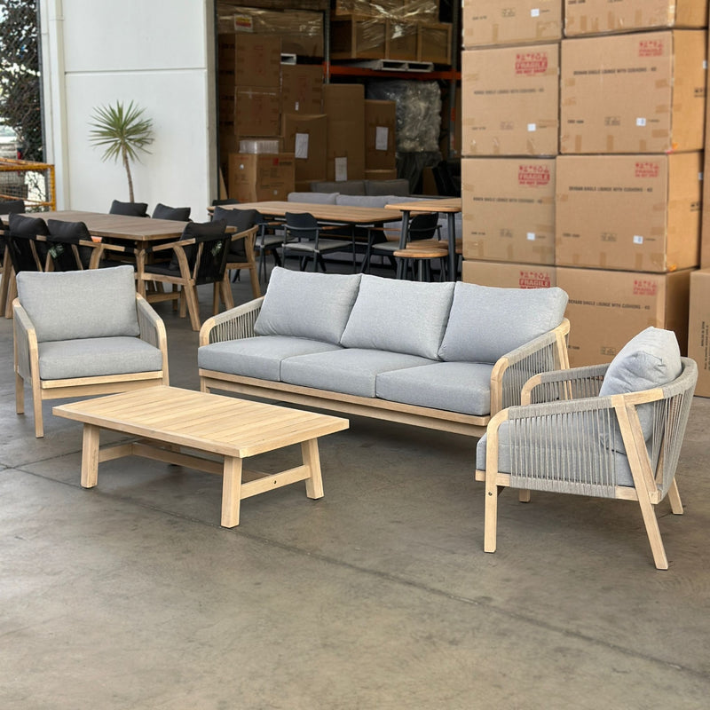 Ashen 4pc Outdoor Lounge Set