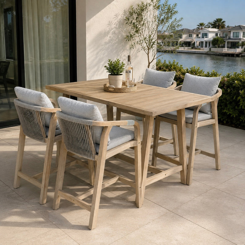 Ashen Outdoor 5pc Bar Set