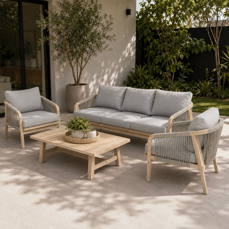 Ashen 4pc Outdoor Lounge Set