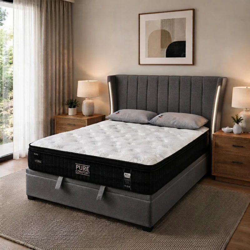 Ashton Gas Lift Bed - Graphite