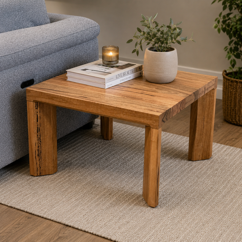 Carine Solid Marri Lamp Table