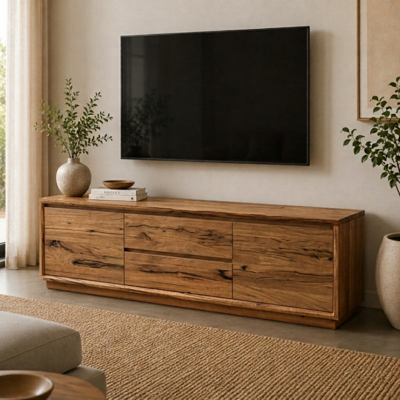 Carine Solid Marri 1800mm TV Unit