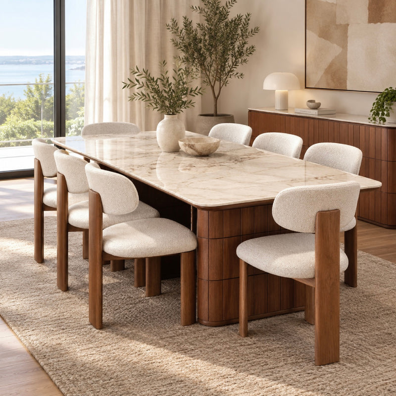 Carolina Stone Top Dining Table