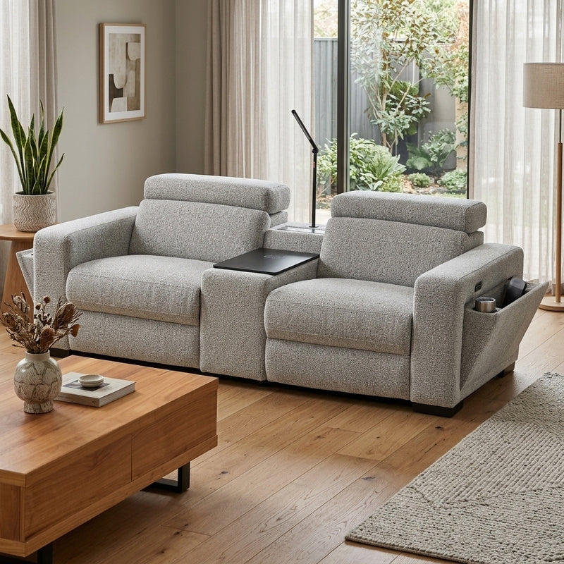 Dorsino Electric Recliner 2 Seater Lounge