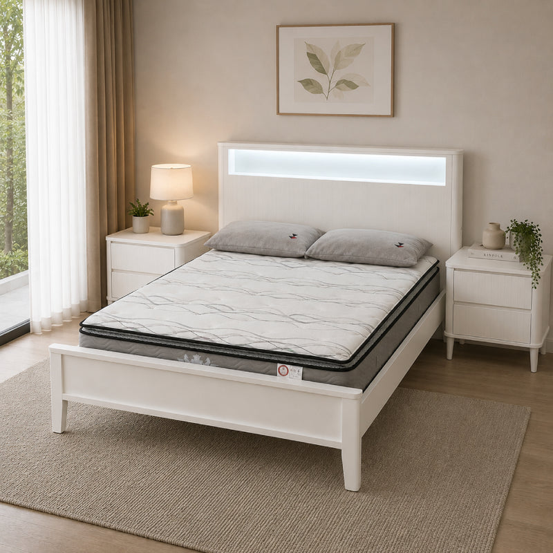 Falcon White Bed