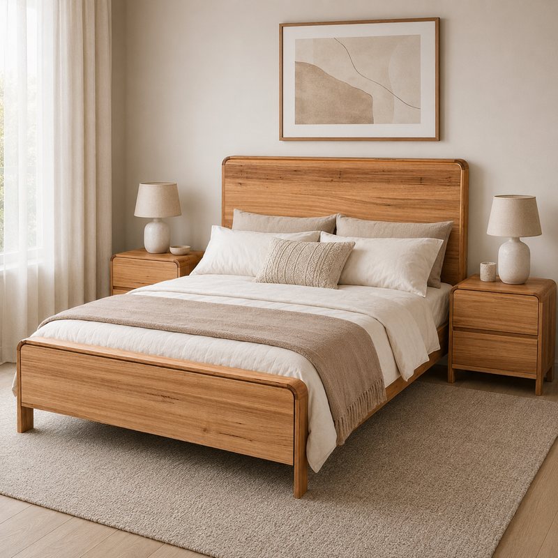 Lorne Blackbutt Timber Bed