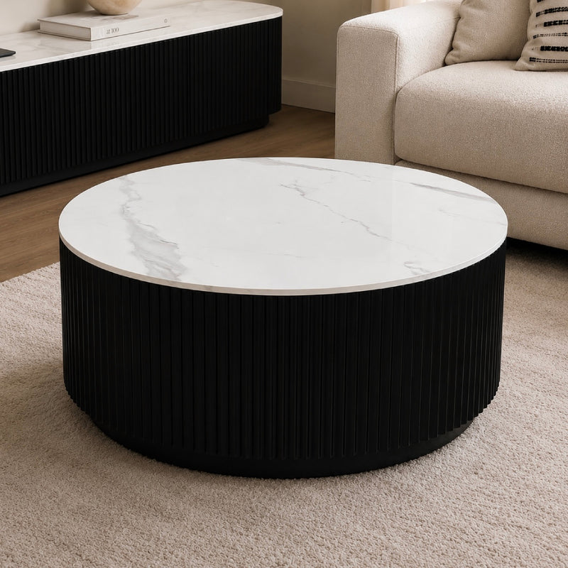 Marcello 1000mm Stone Top Coffee Table