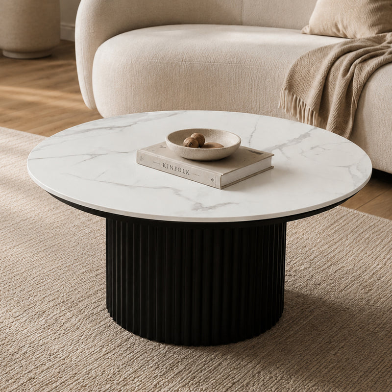 Marcello 900mm Stone Top Coffee Table