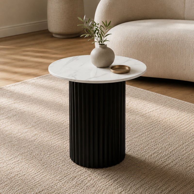 Marcello Stone Top Lamp Table