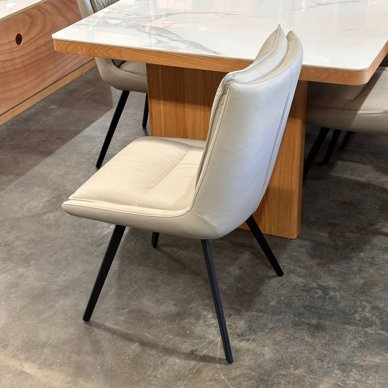 Mars Genuine Leather Dining Chair