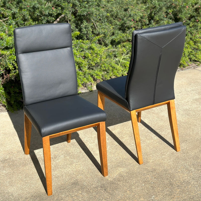 Neptune Genuine Leather Dining Chair
