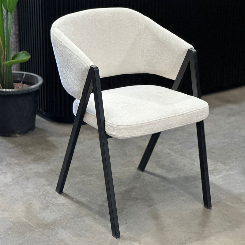 Nile Beige Fabric Dining Chair
