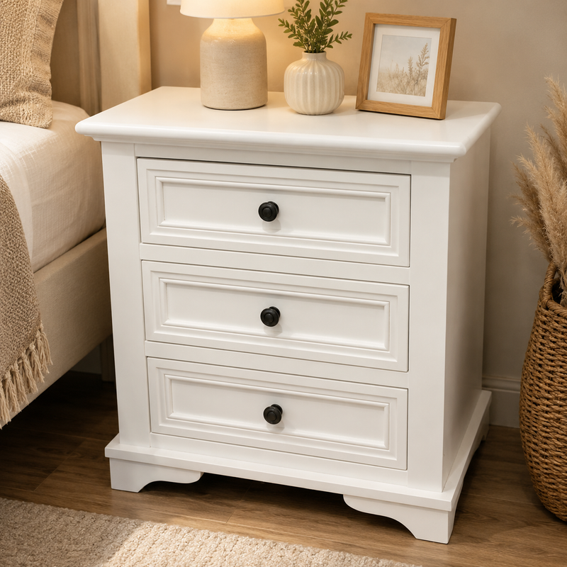 Provence White Bedside