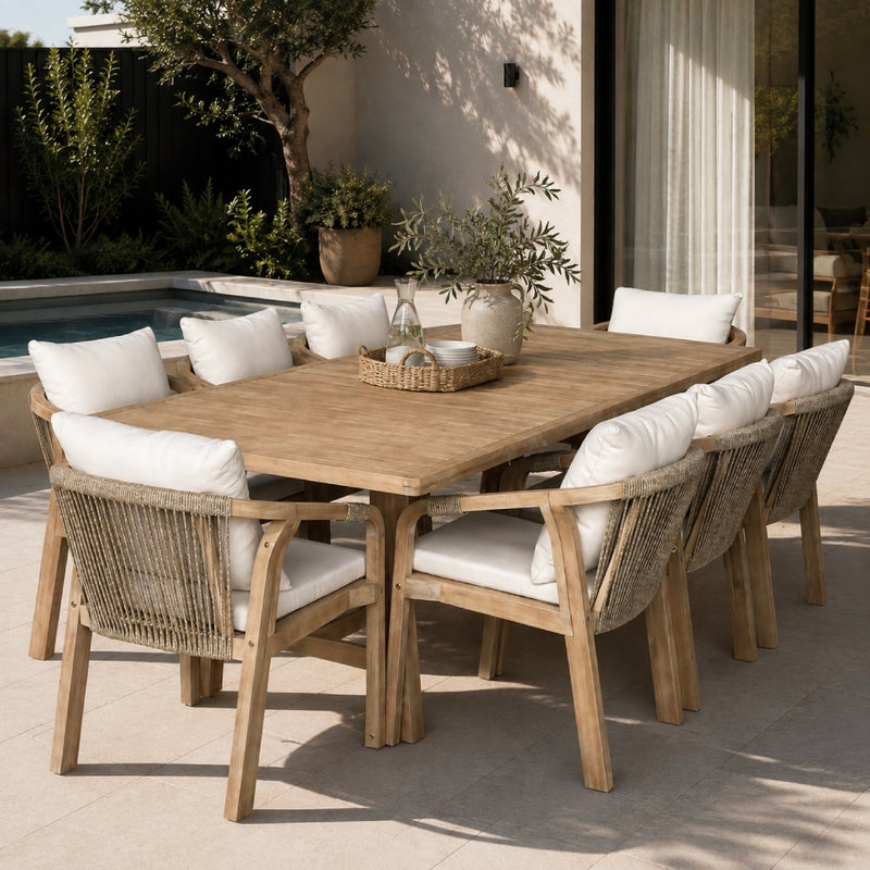 Replay Outdoor 9pc Dining Set