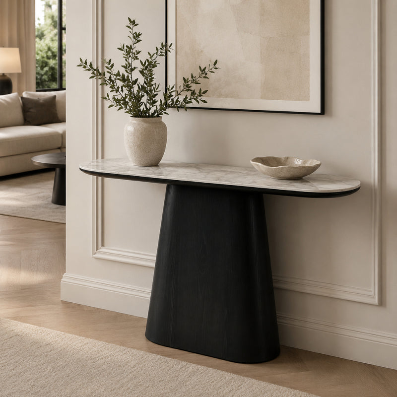 Roland Stone Top Hall Table