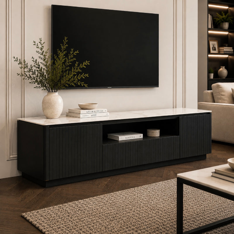 Siena 2200mm Stone Top TV Unit