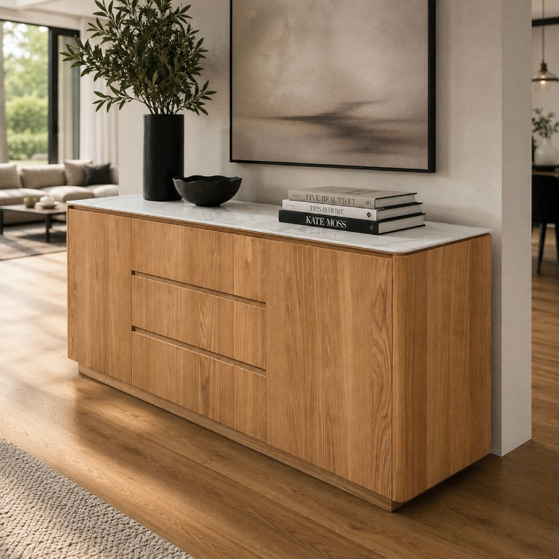 Trieste 2000mm Stone Top Buffet