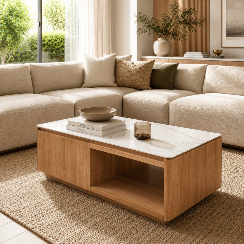 Trieste Stone Top Coffee Table