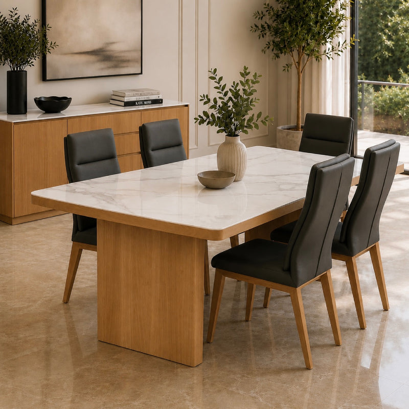 Trieste Stone Top Dining Table