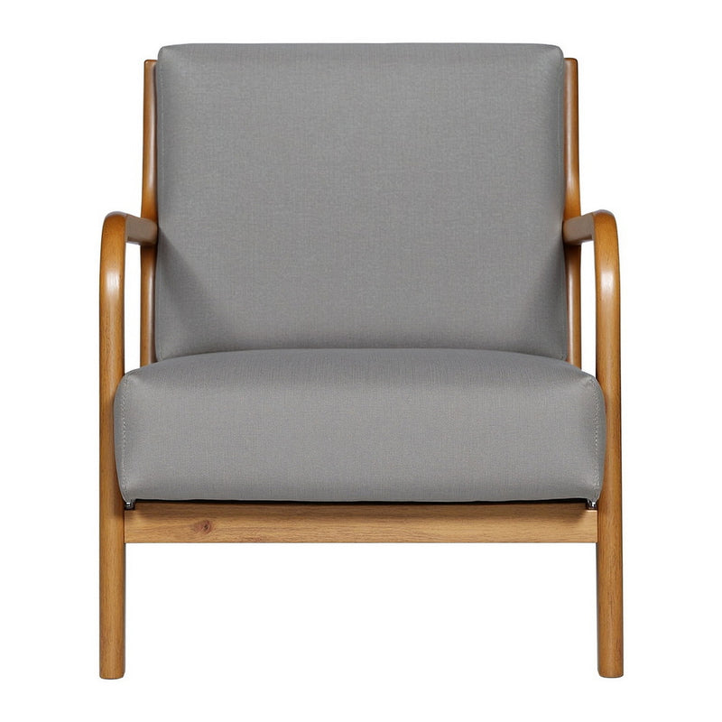 Artiss Armchair Fabric Light Grey