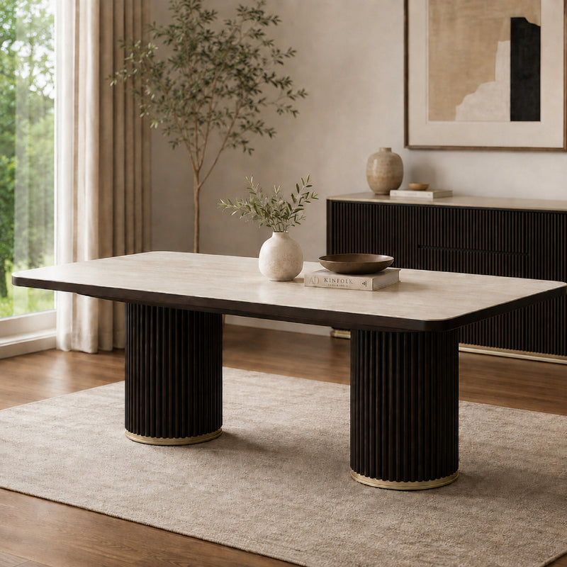 Sinatra Stone Top Dining Table