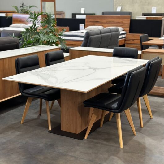 Moderna Stone Top Dining Table