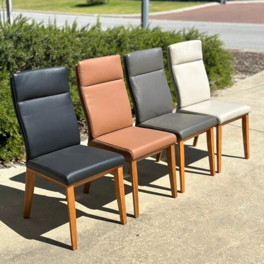Neptune Genuine Leather Dining Chair
