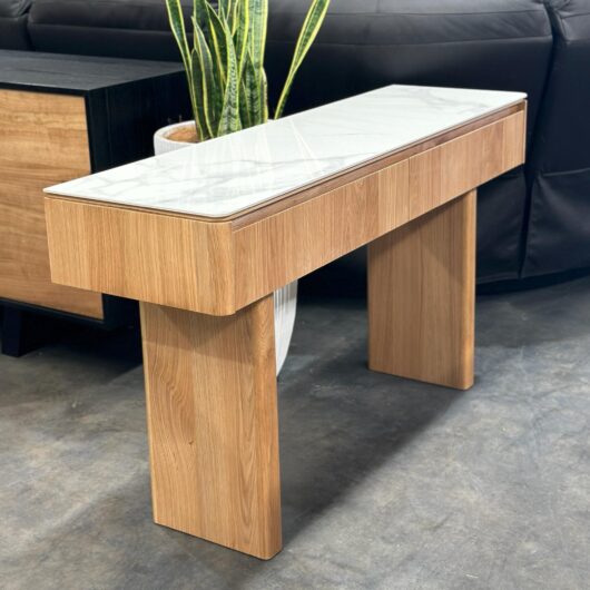 Trieste Stone Top Hall Table