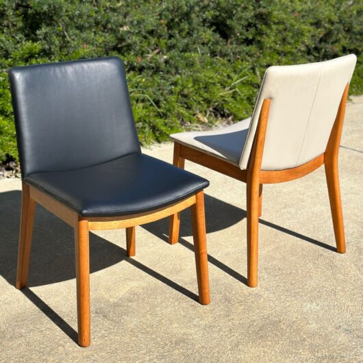 Saturn Genuine Leather Dining Chair