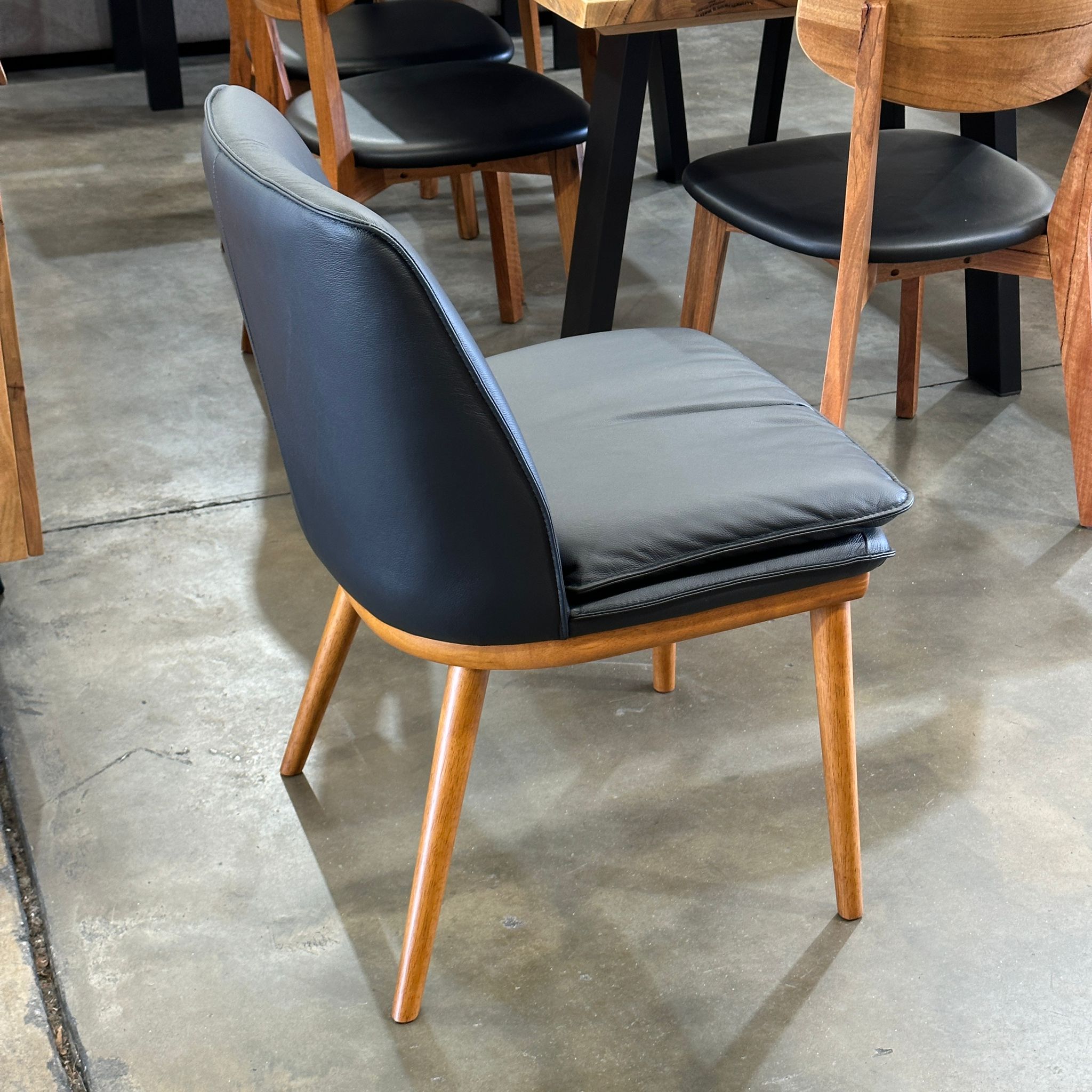 Venus Genuine Leather Dining Chair - Image 4