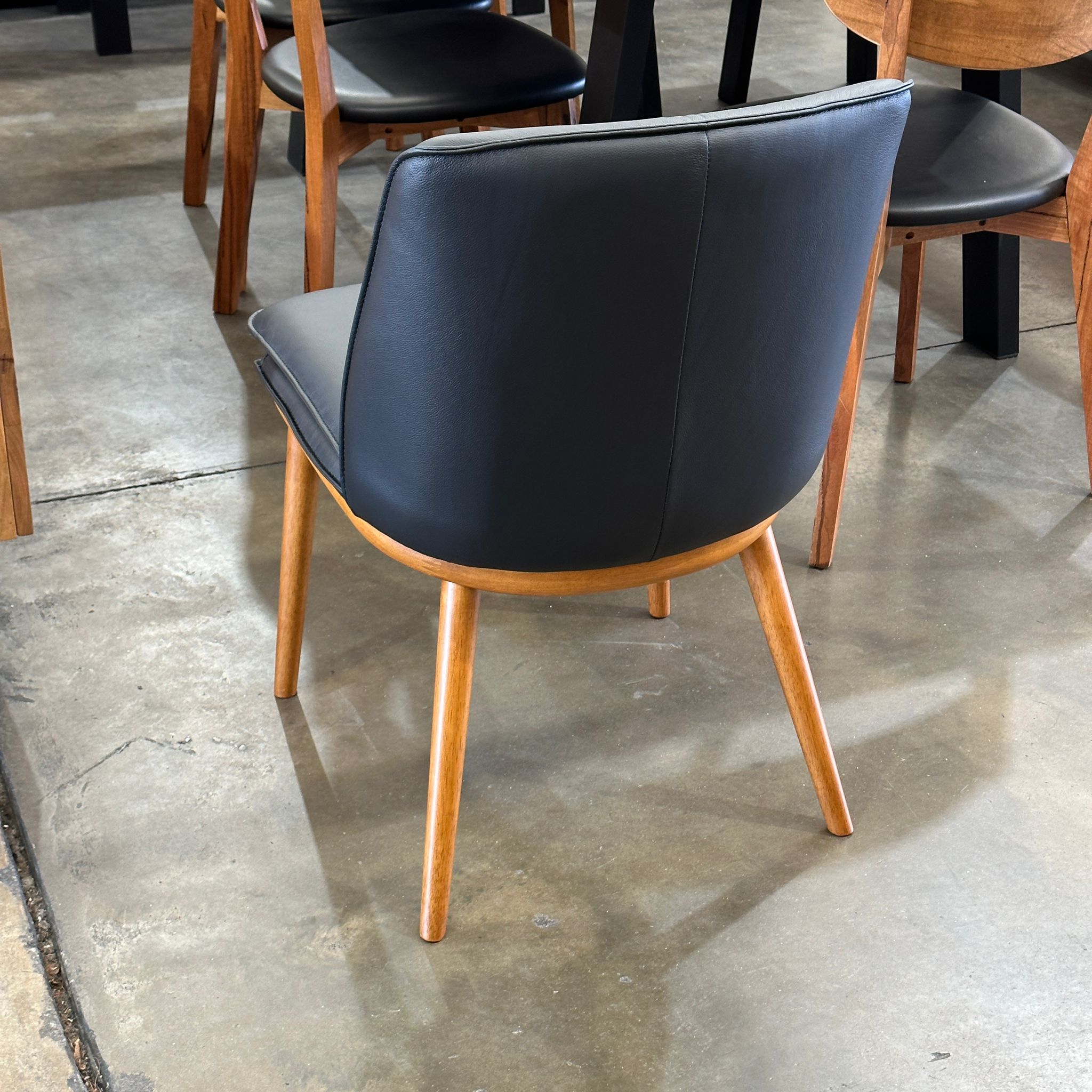 Venus Genuine Leather Dining Chair - Image 3