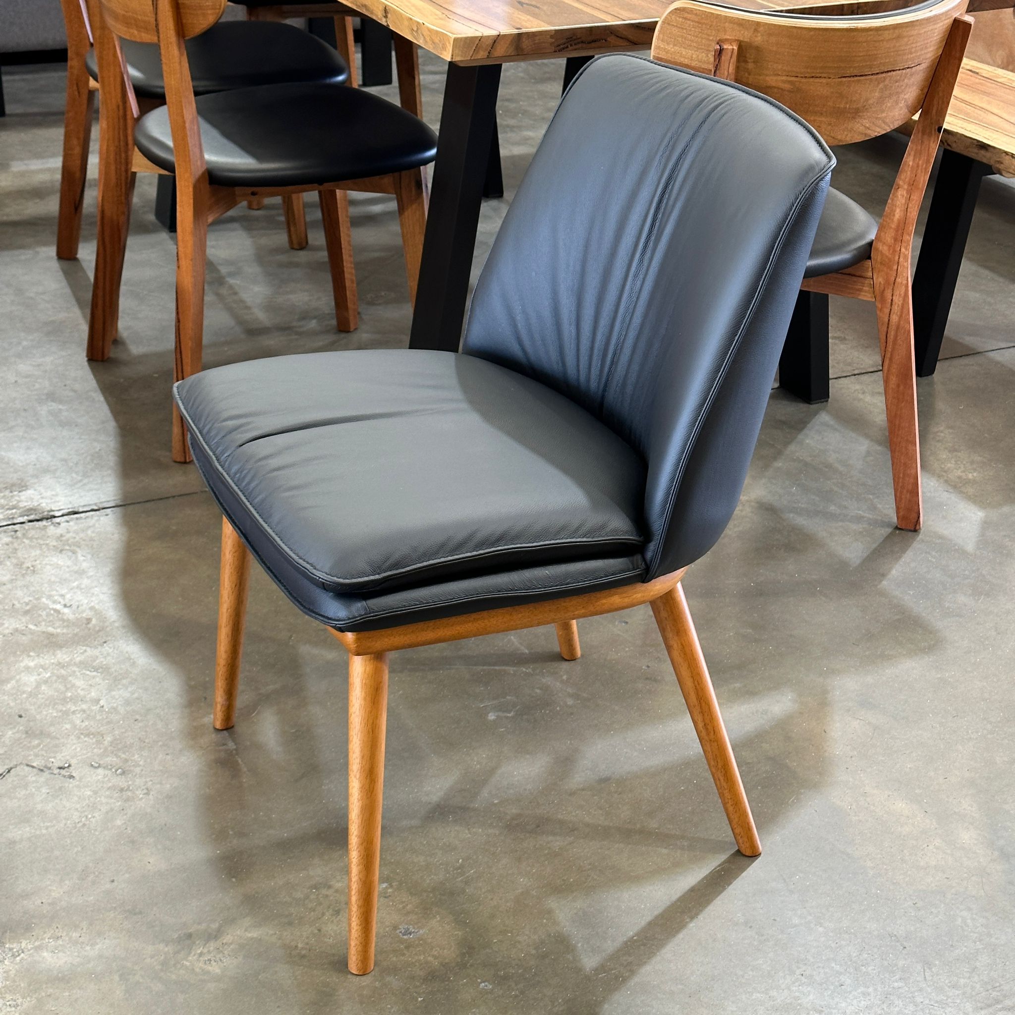 Venus Genuine Leather Dining Chair - Image 2