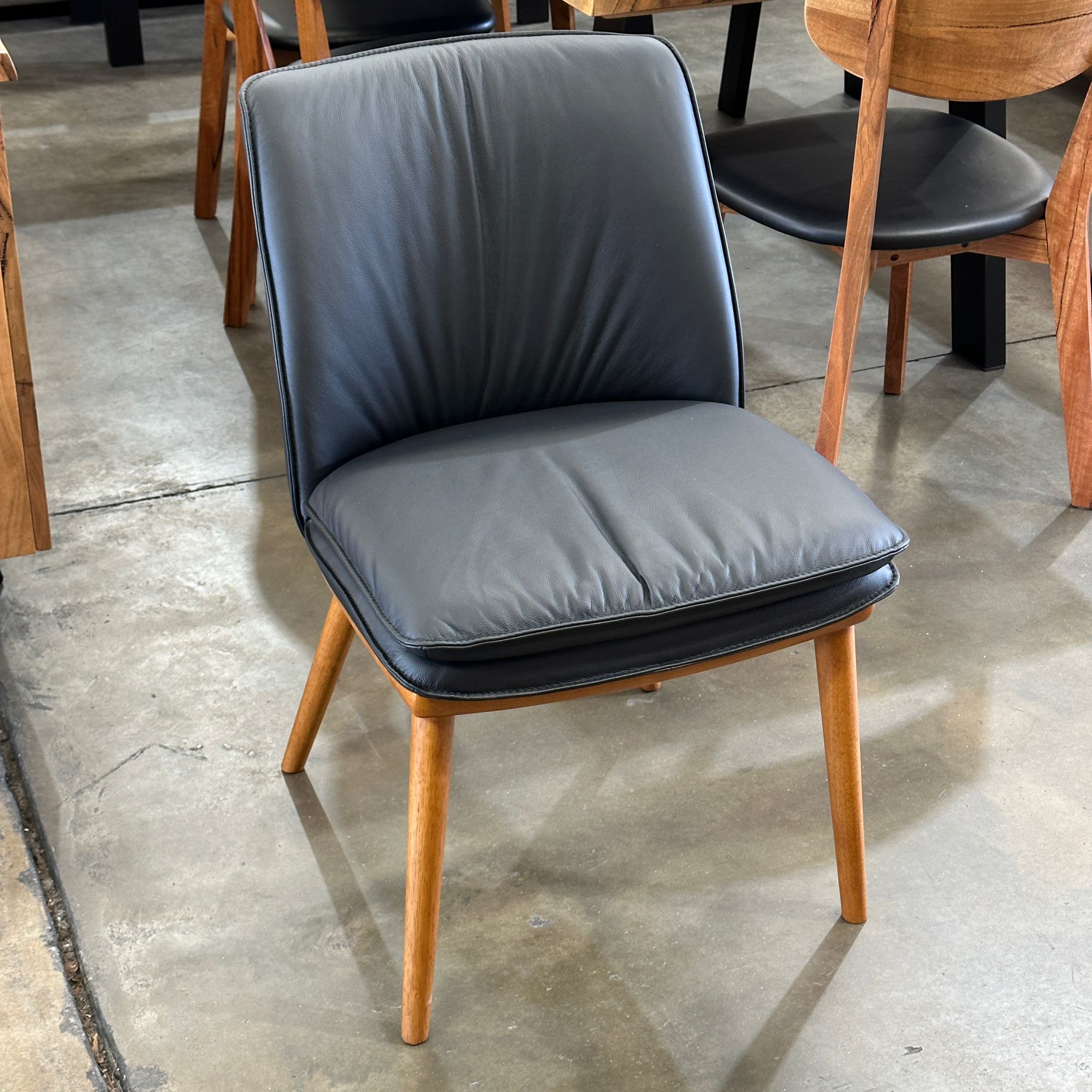 Venus Genuine Leather Dining Chair