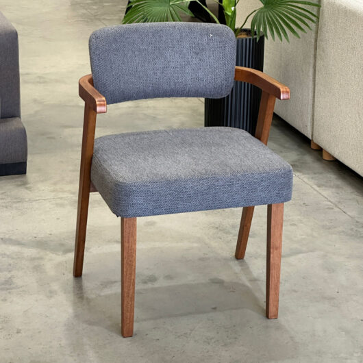Moreno Grey Fabric Dining Chair