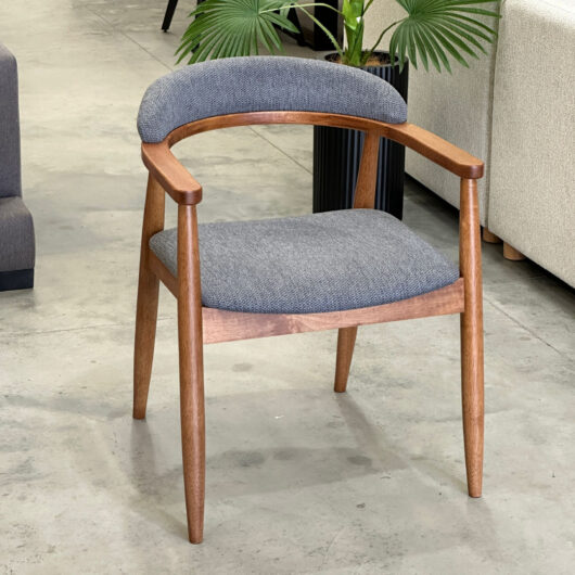 Rosario Grey Fabric Dining Chair