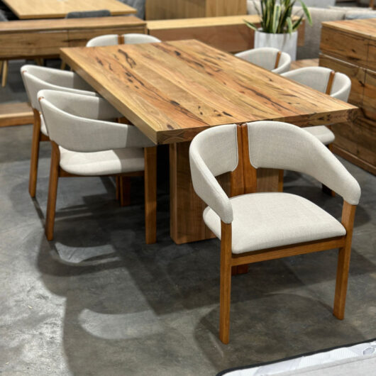 Salta Beige Fabric Dining Chair