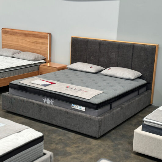 Norah Fabric Gas Lift Bed