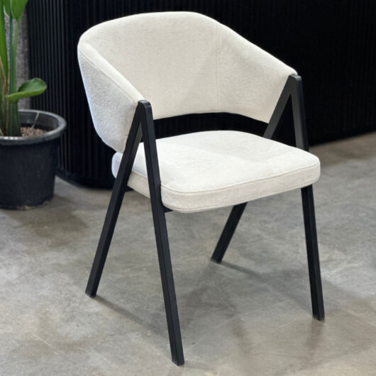 Nile Beige Fabric Dining Chair