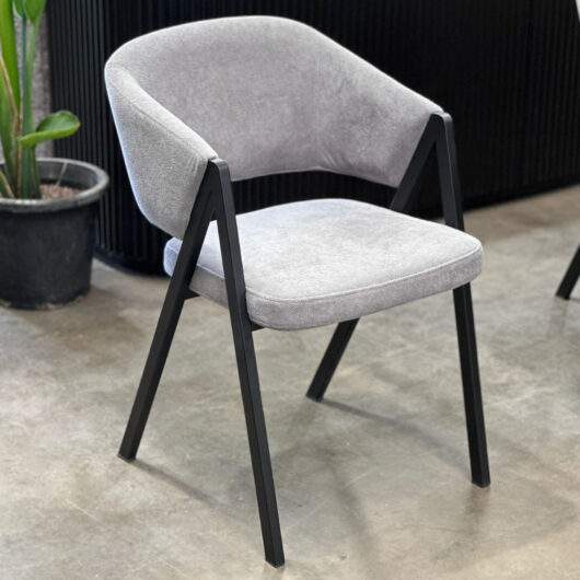 Nile Grey Fabric Dining Chair